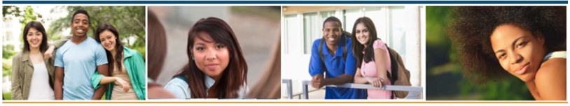 Banner: Four images of young adults for the Creating a More Inclusive Economy: Igniting Systems That Produce Results for Youth Employment